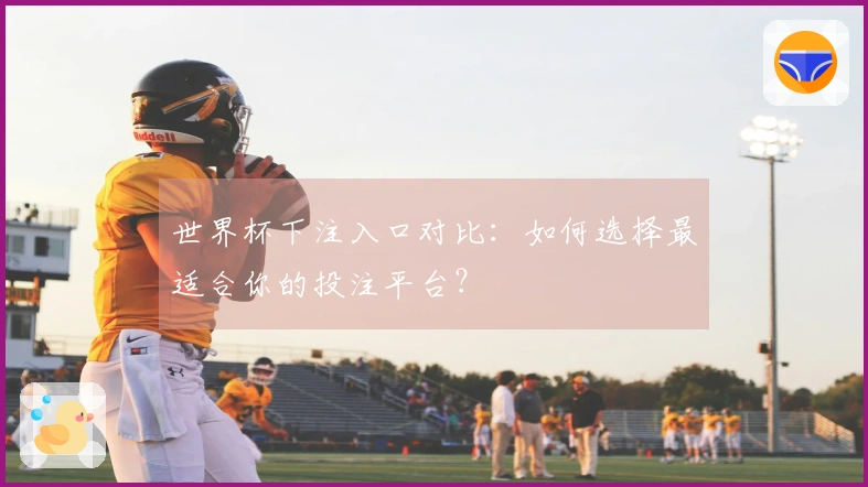 世界杯下注入口对比：如何选择最适合你的投注平台？