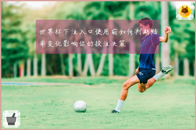 世界杯下注入口使用前如何判断赔率变化影响你的投注决策
