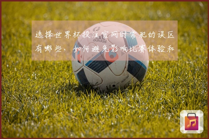 选择世界杯投注官网时常犯的误区有哪些，如何避免影响比赛体验和资金安全